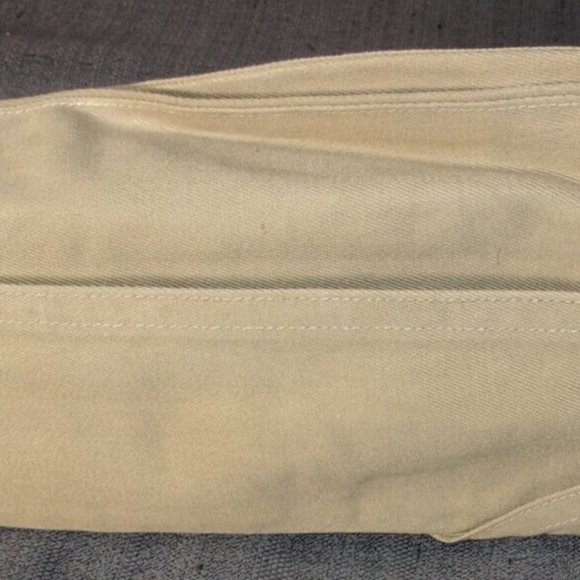 1951 sz6 3/4 KOREAN WAR GARRISON OVERSEAS KHAKI TAN UNPIPED CAP SV 370 - Picture 7 of 7